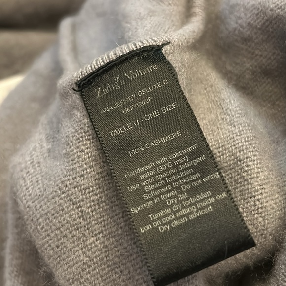 Zadig & Voltaire Cashmere Cardigan Shrug OS - Picture 7 of 9